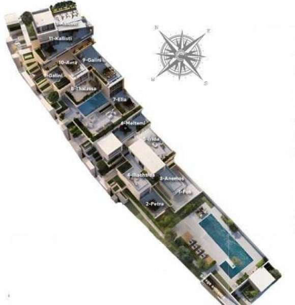 Plakias Projekt im Süden Kretas in Strandnähe mit Meerblick und Pool - Villa-Apartment Plakias - Thalassa Wohnung kaufen